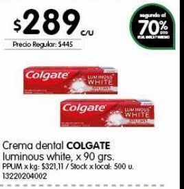 Jumbo Crema dental colgate 90g oferta