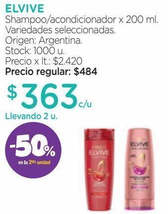 Farmacity Shampoo/acondicionador x 200 ml. oferta