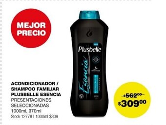 Atomo Conviene Acondicionador / Shampoo Familiar Plusbelle Esencia oferta