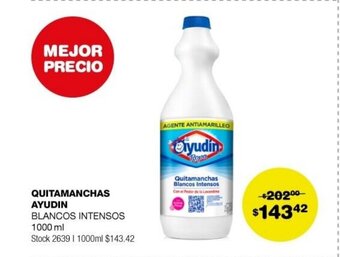 Atomo Conviene Quitamanchas Ayudin oferta