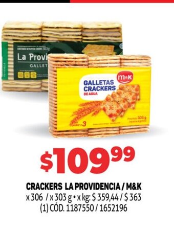 Makro Crackers La Providencia / M&K oferta