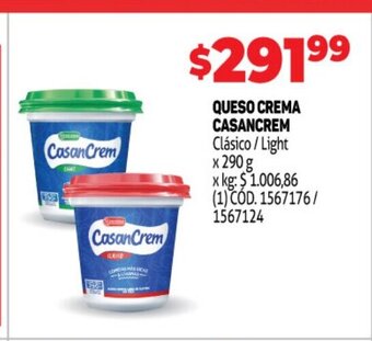 Makro Queso Crema Casancrem oferta