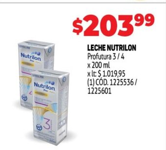 Makro Leche Nutrilon oferta