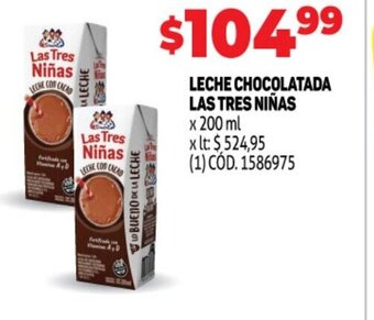 Makro Leche Chocolatada Las Tres Niñas oferta
