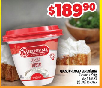 Makro Queso Crema La Serenísima oferta