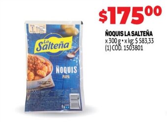 Makro Ñoquis La Saltena oferta