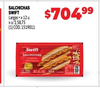 Makro Salchichas Swift oferta