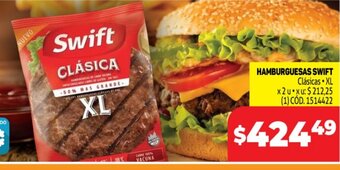 Makro Hamburguesas Swift oferta