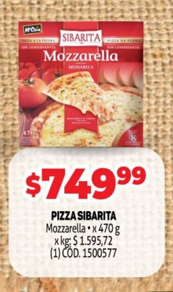 Makro Pizza Sibarita oferta