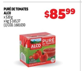 Makro Purè de Tomates Alco oferta