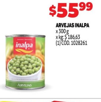 Makro Arvejas Inalpa oferta