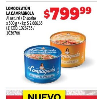 Makro Lomo de Atún La Campagnola oferta