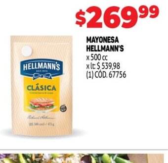 Makro Mayonesa Hellmann's oferta
