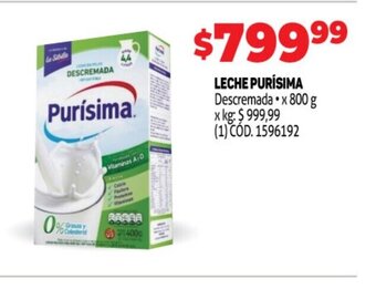Makro Leche Purísima oferta