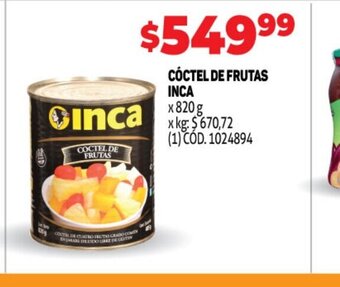 Makro Cóctel de Frutas Inca oferta
