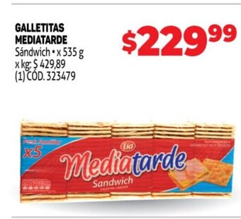 Makro Galletitas Mediatarde oferta