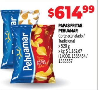 Makro Papas Fritas Pehuamar oferta
