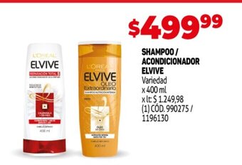 Makro Shampoo/Acondicionador Elvive oferta
