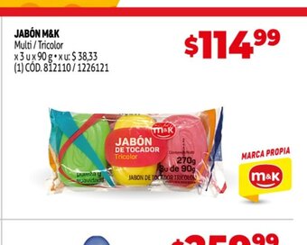 Makro Jabón M&K oferta