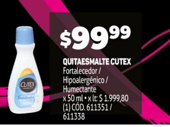 Makro Quitaesmalte Cutex oferta