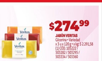 Makro Jabón Veritas oferta
