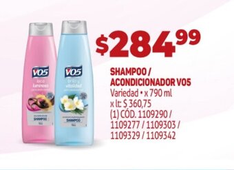 Makro Shampoo/Acondicionador Vo5 oferta