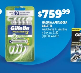 Makro Máquina Afeitadora Gillette oferta