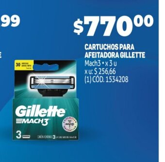 Makro Cartuchos Para Afeitadora Gillette oferta