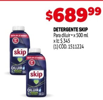Makro Detergente Skip oferta