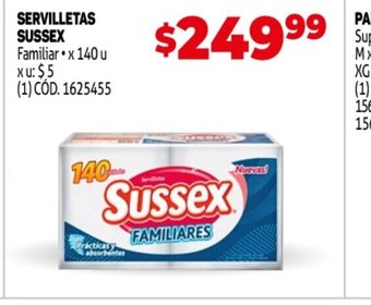Makro Servilletas Sussex oferta