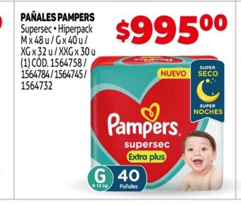 Makro Pañales Pampers oferta
