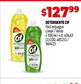 Makro Detergente Cif oferta