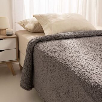 Arredo Frazada 1 plaza corderito lisa oferta