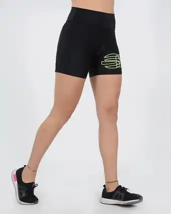Sonder Ciclista corta de lycra negra con bolsillo oferta