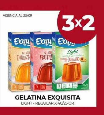 Supermercados Tadicor Gelatina exquisita oferta