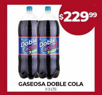 Supermercados Tadicor Gaseosa doble cola oferta