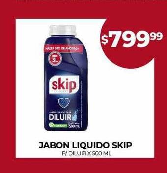 Supermercados Tadicor Jabon liquido skip oferta
