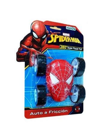El Mundo del Juguete Vehículo involcable spiderman rojo negro original ditoys oferta