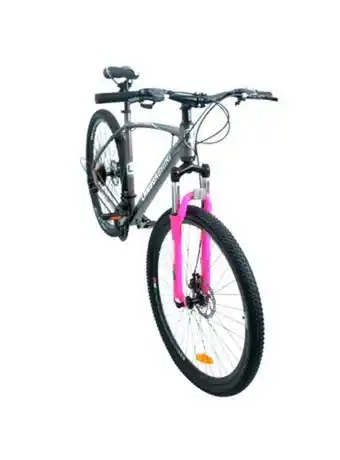 El Mundo del Juguete Bicicleta mountain bike rodado 29 c/21 cambios lamborghini gris y rosa talle m oferta