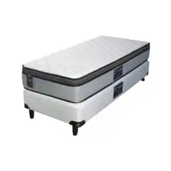Sommier Center Sommier y colchón resorte pocket king koil eternity euro 1 plaza y media (090x190) oferta