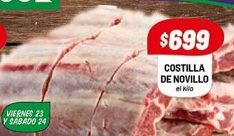 Almacor Costilla de novillo el kilo oferta