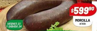 Almacor Morcilla el kilo oferta