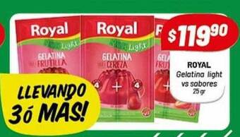 Almacor Royal gelatina light vs sabores oferta
