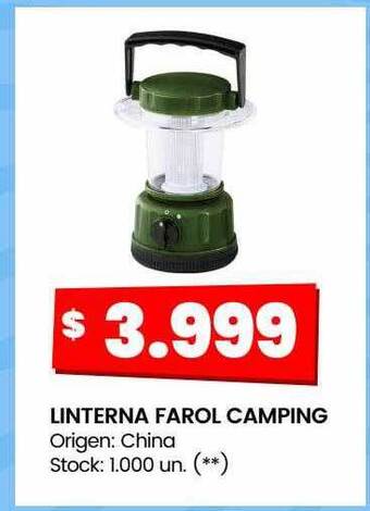 Changomas Linterna farol camping oferta