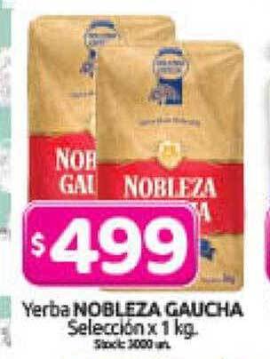Cordiez Yerba nobleza gaucha selección oferta