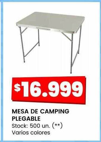 Changomas Mesa de camping plegable oferta