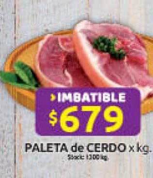 Cordiez Paleta de cerdo oferta