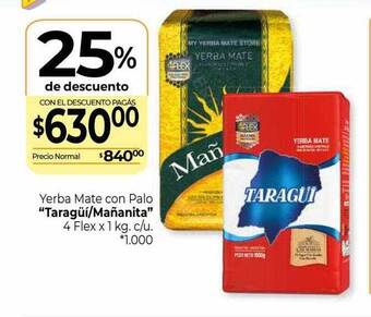 La Anonima Yerba mate con palo oferta
