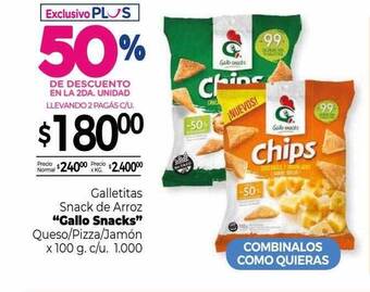 La Anonima Galletitas snack de arroz oferta