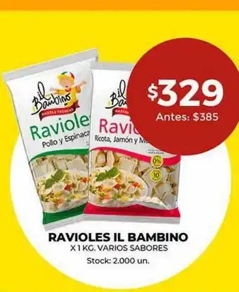 Super MAMI Ravioles il bambino varios sabores oferta